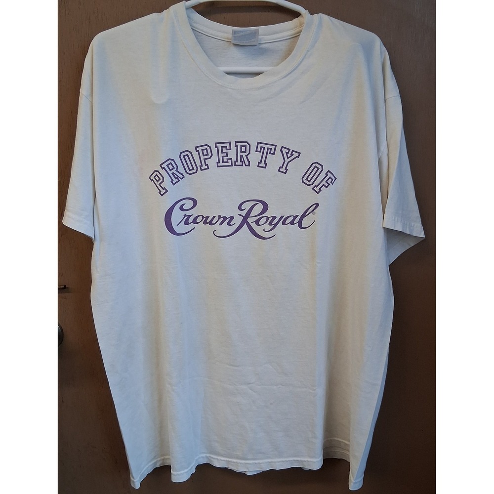 Men's Crown Royal Whiskey T-Shirt Classic White XL